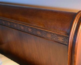 Sleigh bed (detail)