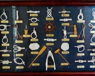 framed nautical knots