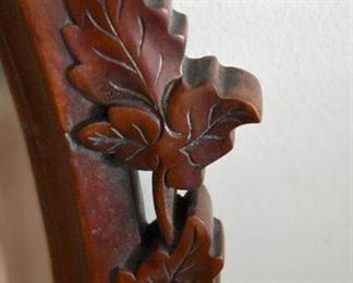 wooden mirror (detail)
