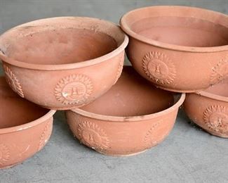 terracotta bowls