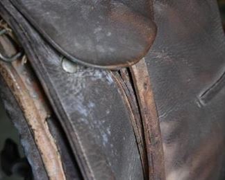 horse saddle #equestrian (detail, side)
