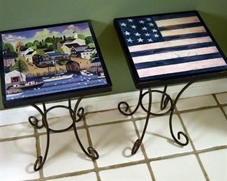 Americana tables, side tables