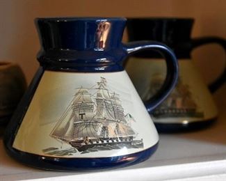 coffee cups, clipper ships