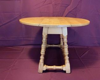 Vintage Table With Folding Sides