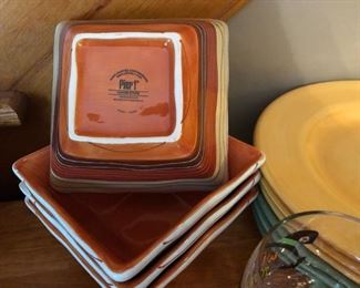 Pier 1 hand-painted earthenware