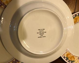 Complete set for 12 - country cupboard stoneware