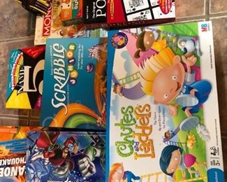 Assortment of vintage board games