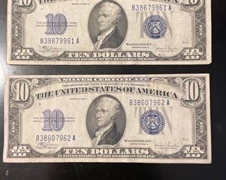 $10 Silver Certificates