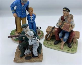 Norman Rockwell Sailor Figurines