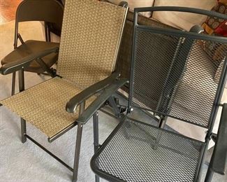 5 Folding Chairs