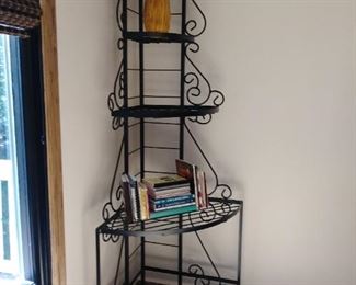 Wrought Iron corner shelf