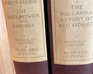 Mandalay Edition of Rudyard Kipling.
