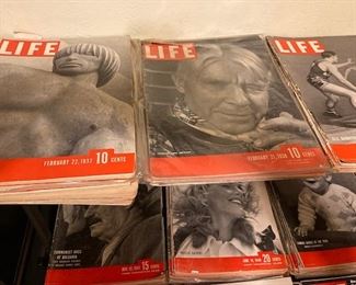 Many Collectable Vintage "Life Magazine" from the 1930's through 1970's