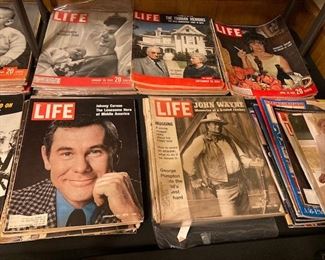 Many Collectable Vintage "Life Magazine" from the 1930's through 1970's
