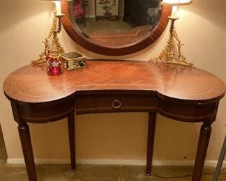 Antique Lighted Vanity.