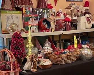Wide Selection of Christmas/Holiday Decorations. (Get them Early)!
