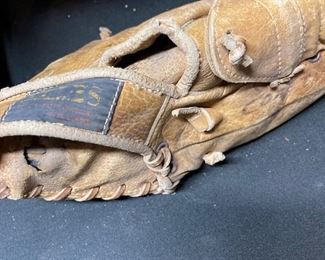Vintage Wales Japan Leather Baseball Glove.