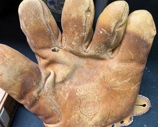 Vintage J.A. Dubow Stamped Baseball Glove.