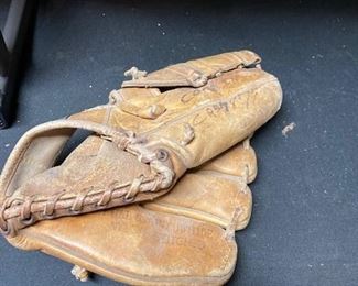 Vintage Wales Japan Leather Baseball Glove.