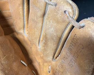 Vintage Wales Japan Leather Baseball Glove.