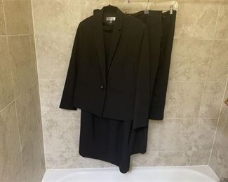 Black Kasper Suit Separates