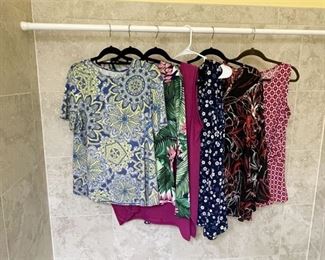 Group Lot of Stretch Knit Tops