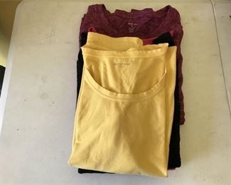 Group Lot of Womens Cotton Tops