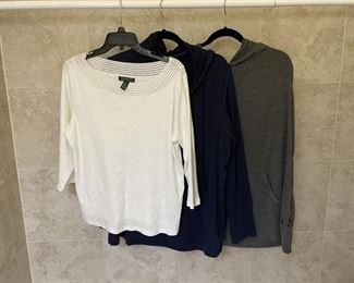 Lot of Womens Cotton Top and Pull Overs