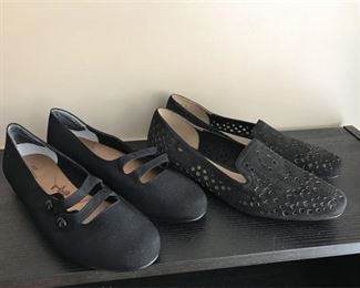 New 2 Pairs of Suede Comfort Flats