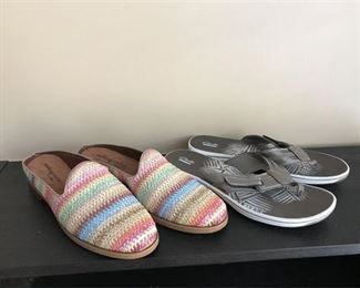 Pair of New Clarks and Walking Cradle Sandals