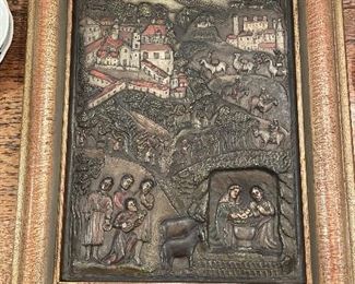 ANTIQUE STONE PLACQUE