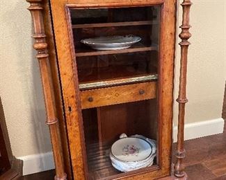 19TH C. BIEDERMEIR MUSIC CABINET