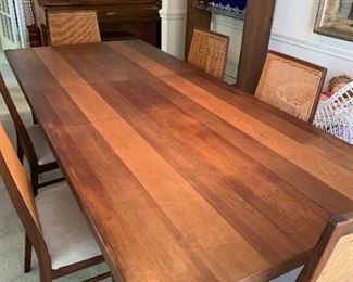 Solid Wood Dining Table with one leaf