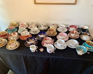 Great Selection of Porcelain Tea Cups