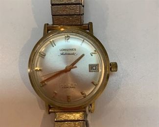 Vintage Longines Admiral 5 Star Watch...14 K...This piece will be at our checkout table
