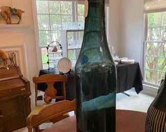 Vintage Blenko Tall Vase with Stopper