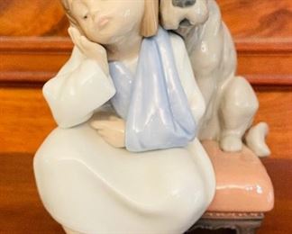 #80 - $50 - Lladro "We cant play" • 6high 5across