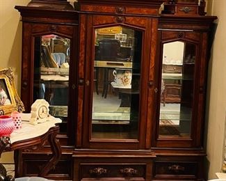 #83 -  $995 - 19th century American Walnut bookcase  • 62 high 61 wide 22 deep 