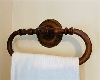 #119 - $68 French Victorian towel holder  • 10high 18wide 5deep 