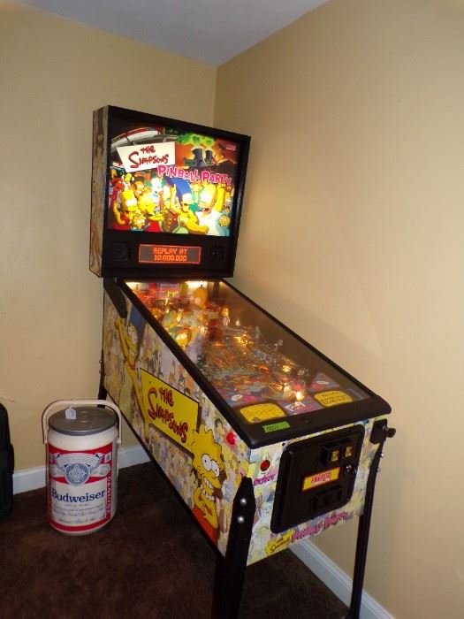 Simpson's pinball machine. Fully functioning!