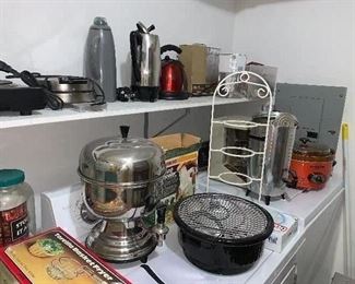 Great service items for entertaining - from coffee makers to crock pots