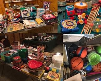 Assorted toys and games