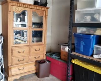 Pine 6ft cabinet $100