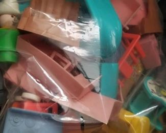 Bag of Vintage Fisher Price furniture and figurines $10
Sunday