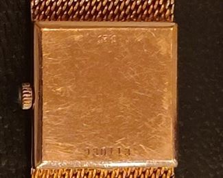 18k solid gold watch 1 carat diamond, weight 75.8 grams total. $3400