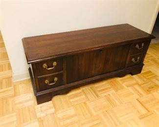 It’s a Lane cedar hope chest! One of two! 