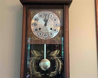 Vintage Alaron 31-Day Pendulum Wall Clock