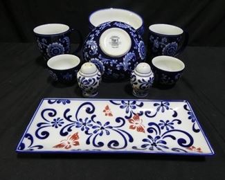 7 Pier One Bowls, Tray, Cups, & More