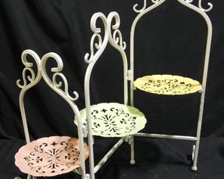 Floral Plant Stand, Pots, & More