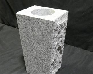 Self-Draining Granite Graveside Vase